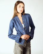 Midnight Stud Detail Lightweight Jacket image 0