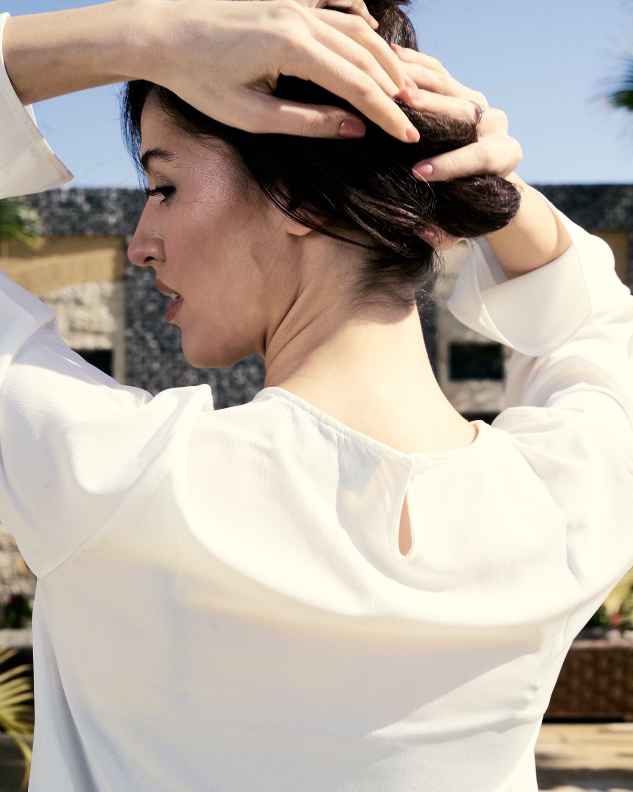Asymmetric Flowing Blouse image 5