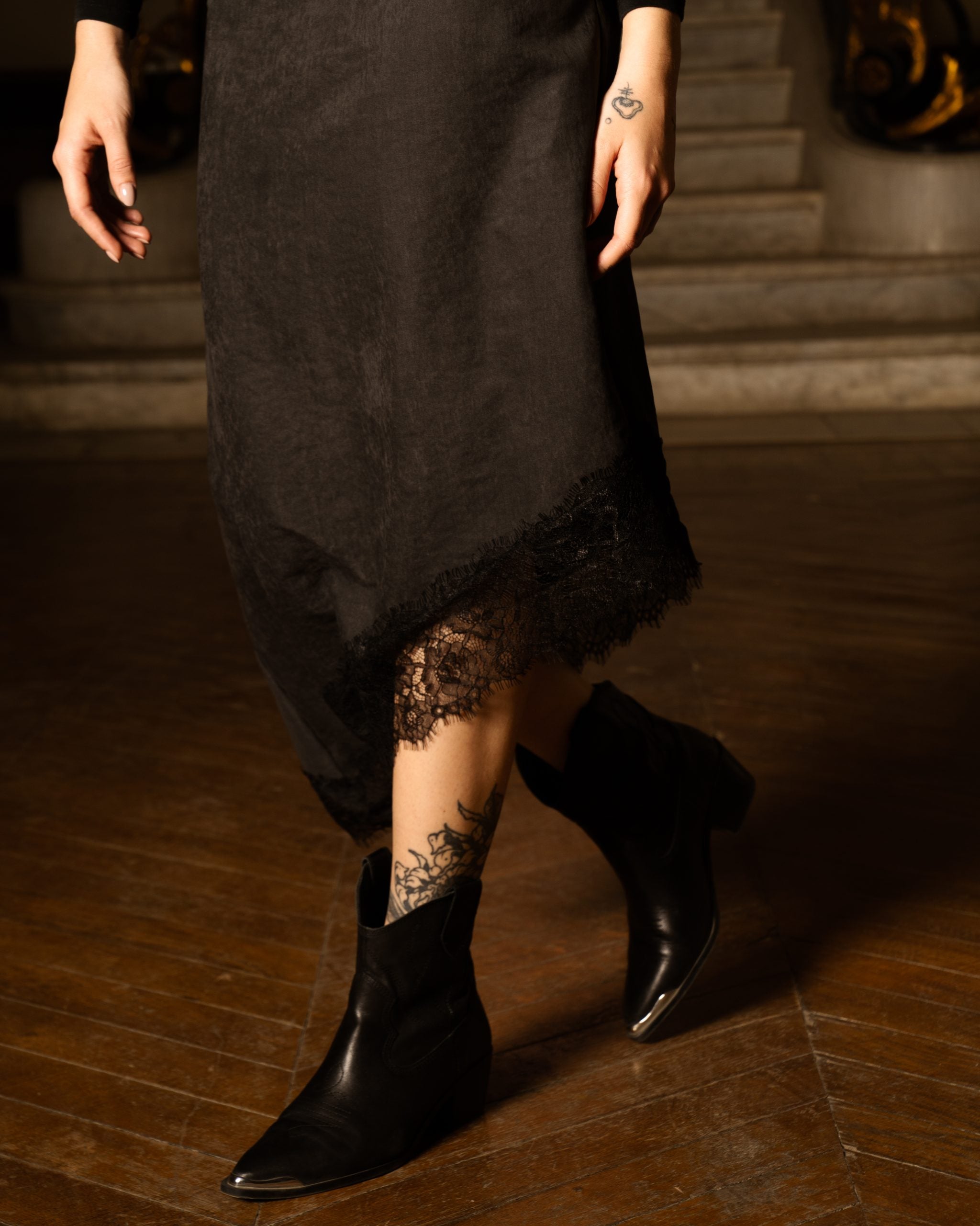 Black Lace Skirt image 1