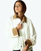 '- Lightweight Tri-Tone Overshirt - S image