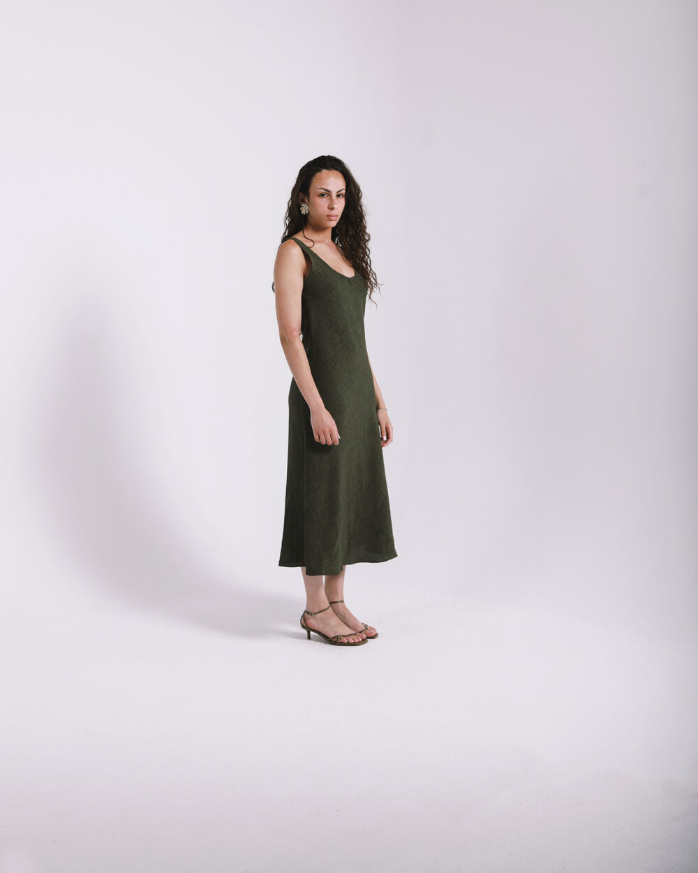 Maxi Linen Dress - Image 3